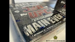 2010 UFC MAIN EVENT RETAIL BOX OPENING Part 1 [upl. by Mcgill]