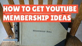 How to get Youtube Membership ideas [upl. by Anrak789]