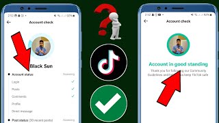 Come controllare lo stato dellaccount su TikTok  Guida completa  Nuovo aggiornamento di Tiktok [upl. by Yrrak458]