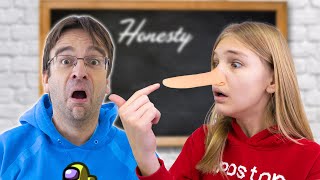 Amelia and Avelina learn the importance of honesty Fun video for kids [upl. by Atiekahs]