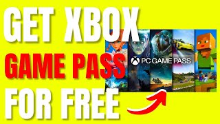 How TO GET XBOX GAME PASS FOR FREE [upl. by Surtemed109]