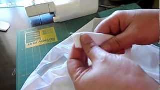 DIY Halter Top from Old Pillow Case Threadbanger Howto [upl. by Inalem123]