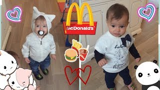 ❣️VLOG ❣️ Andiamo al Mc Donald coi gemelli 🍟❣️🍔❣️ [upl. by Garneau]