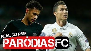 3x1  PSG PIPOCOU PRO REAL MADRID  Paródia Incerteza  MampK [upl. by Margaretta]