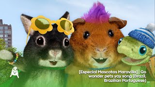 Especial Mascotas Maravilla  Go wonder pets yay song Brazil Brazilian Portuguese [upl. by Chellman]