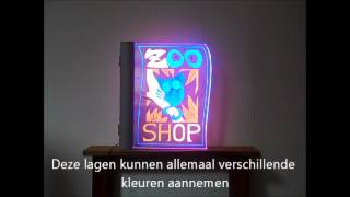 Fotolight LED lichtplaat met ingelaserde foto [upl. by Root]