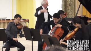 Brahms  Piano Quartet no 1  1st movement Benjamin Zander  Interpretation Class [upl. by Clava]