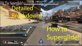 Understanding SUPERGLIDES and how I learned them Apex Legends Tutorial Superglides [upl. by Codi929]