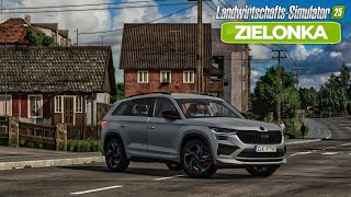 LS25  ZIELONKA Gameplay  Rundfahrt mit dem ŠKODA Kodiaq  FARMING SIMULATOR 25 [upl. by Milt950]