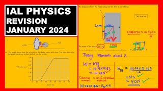 IAL EDEXCEL AS PHYSICS JANUARY 2024 IN 41 MINUTES [upl. by Intosh842]