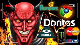 MARCAS DIABÓLICAS O SATANISMO OCULTO NOS COMERCIAIS [upl. by Tildi]