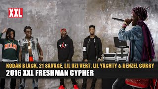 Kodak Black 21 Savage Lil Uzi Vert Lil Yachty amp Denzel Curry 2016 XXL Freshman Cypher [upl. by Hewett]