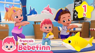 Bebefinn Baby Shark et plus de chansons  Comptines  Bebefinn français👶Chansons pour Enfants [upl. by Yenttihw166]