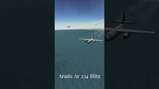 Arado Ar234 Blitz bombing ksp shorts ww2 [upl. by Alletneuq]