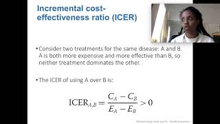 Week 9 Video 2 Cost effectiveness ICER and ACER [upl. by Bear]