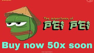 Buy peipei coin hurry up  50x soon  peipei [upl. by Anaicilef]