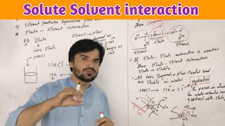 Solute Solvent interaction class 9 MT CHEMISTRY [upl. by Vere]