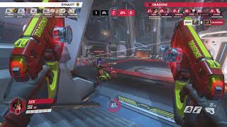 FLETA POV  Playoffs Winners Final  Shanghai Dragons vs Seoul Dynasty  OWL Season 2020 [upl. by Melmon]