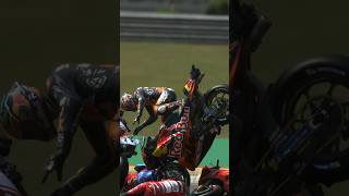 Brad binder crash😰🚑 motogp24 motogp24 [upl. by Saretta]