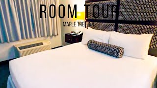 Hotel Maple Tree Inn Sunnyvale  Room Tour [upl. by Akinoj]