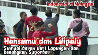 Aksi Lilipaly dan Hansamu Tenangkan Suporter Indonesia di Stadion GBK  Indonesia vs Malaysia [upl. by Akital491]