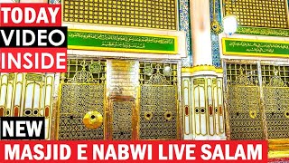 Live Masjid e Nabwi SAW  Ziyarat Inside  MADINAH [upl. by Aneeled]