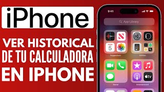 Cómo Ver El Historial De Tu Calculadora En iPhone  Nuevo 2024 [upl. by Hedve379]