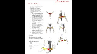 Solidworks CSWA Exam Practice  ASSEMBLY  Section J  4 [upl. by Nevag878]