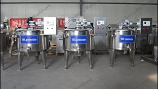 100L Mini Dairy Milk Pasteurizer Pasteurization Machine [upl. by Proctor]