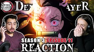 SO MANY TEARS 😭 Demon Slayer Season 3 Episode 11 REACTION  3x11 quotA Connected Bondquot [upl. by Oirram]