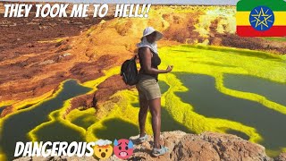 Dont visit Danakil Depression 🇪🇹the hottest and most inhospitable place on earth [upl. by Accebor]