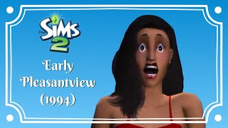 Bella Goth gets abducted AGAIN 🤯 Early Pleasantview  Sims 2 [upl. by Malony]