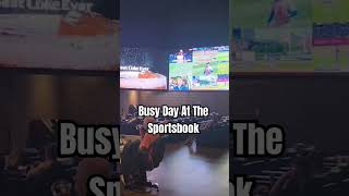 Busy Sunday at The Sportsbook in Las Vegas newvideo money Vegas Poker [upl. by Grimbly711]