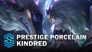 Prestige Porcelain Kindred Skin Spotlight  League of Legends [upl. by Celine]