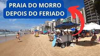 Praia do Morro em Guarapari Sol depois do Feriado [upl. by Adalbert849]