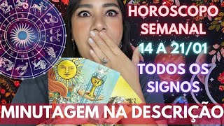 HORÓSCOPO SEMANAL 🔮14 A 2101🔮 QUANTO BABADO SE PREPARA QUE É FORTE 2024 [upl. by Nanon596]