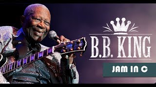 BB King Style Minor Blues Backing Track Jam in C [upl. by Htaek]