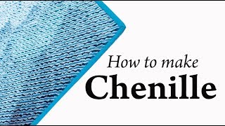 How to Make Chenille with FREE Chenilled Panel Rug Pattern [upl. by Selrahc]