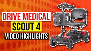 Drive Medical Scout 4 Mobility Scooter 2024 [upl. by Ycnuahc]