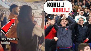 Virat Kohli Amazing 🥵 Reaction When FA CUP Whole Stadium Chanting quotKOHLI KOHLIquot At Wimbly Stadium [upl. by Harrod447]