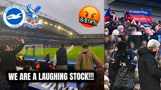 BRIGHTON 41 CRYSTAL PALACE VLOG 2324  CRYSTAL PALACE A CLUB IN CRISIS🤬 SACKHODGSON PARISHOUT [upl. by Ellennahs]