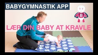 Baby Håndstand  BabyGymnastik og Leg Motorik træning til Baby  69 måneder BabyGym BabyTummel [upl. by Newman]