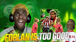 OMG 🤯 THE 101 RATED DIEGO FORLAN IS NOW MY FAVOURITE STRIKER 🥵🚀 101 Rated Forlan Review 🔥 [upl. by Aciraj661]