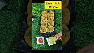 BESAN CHEELA UTPAM pearlrecipes tiffinrecipe breadbesankanashta delicious healthyfood recipe [upl. by Darryl]