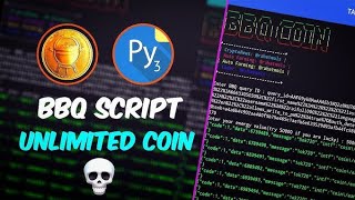 😱Unlimited BBQ Coin Trick 🔥  BBQ Coin Script Unlimited Coins Trick  10B BBQ Coin In 5 Mint [upl. by Gorrono]