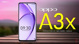 Oppo A3x 5G Price Official Look Design Specifications Camera Features  OppoA3x 5G oppo [upl. by Ashatan]