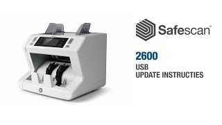 Safescan 2600 Serie USB Update Instructies  Nederlands [upl. by Ardenia]