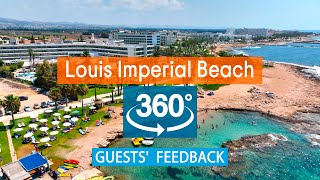 Louis Imperial Beach Hotel VR 360° Degree Drone Review Cyprus [upl. by Polash873]