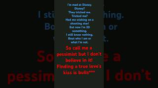 “Mad at Disney “ lyrics ￼ [upl. by Ayatal]