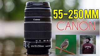 CANON 55250MM  CANON ZOOM LENS  CANON 55250MM LENS REVIEW [upl. by Aramenta]